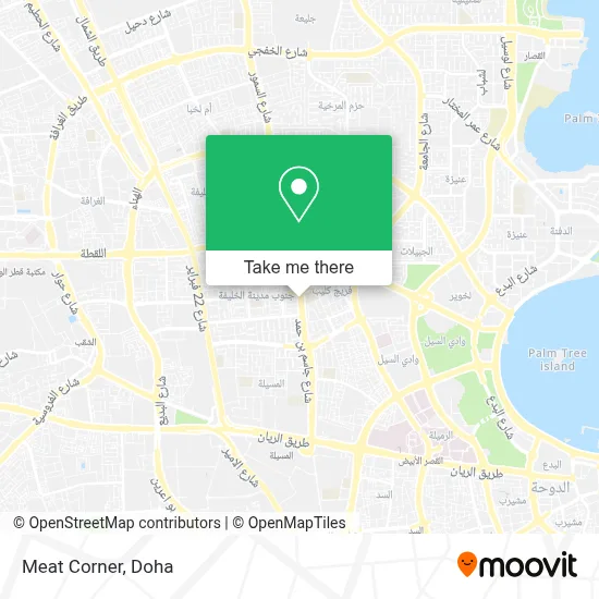 Meat Corner map