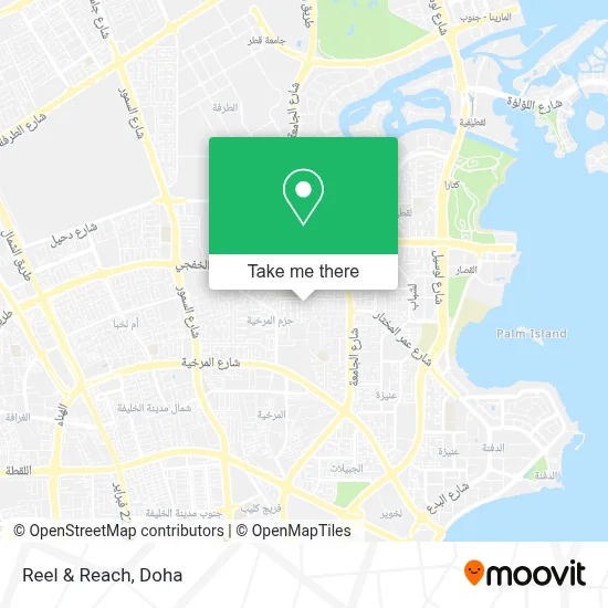 Reel & Reach map