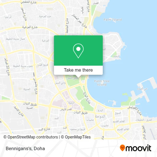 Bennigans's map