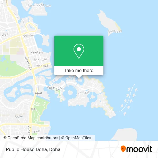 Public House Doha map