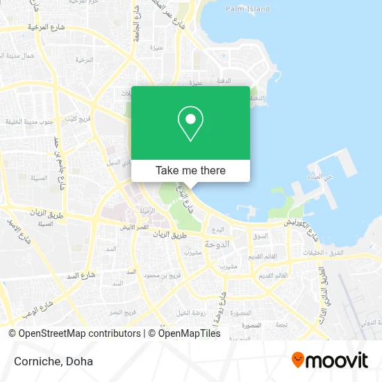 Corniche map