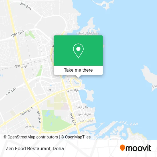 Zen Food Restaurant map