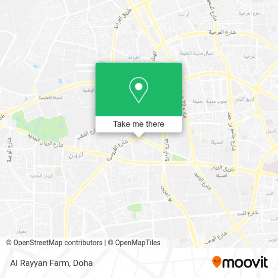 Al Rayyan Farm map