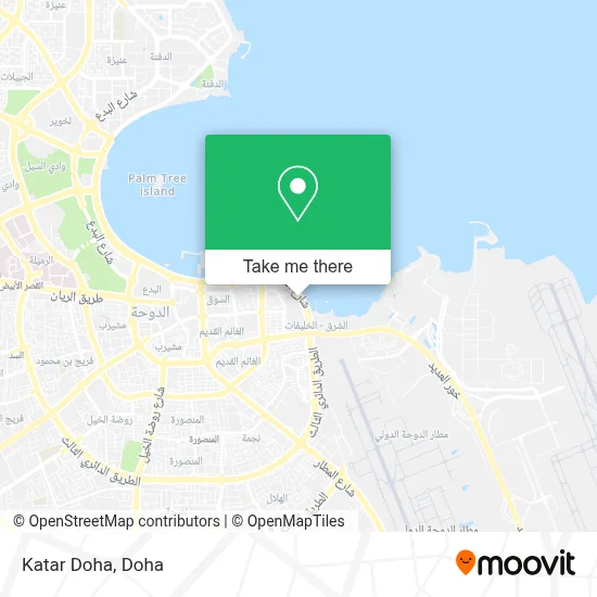 Katar Doha map