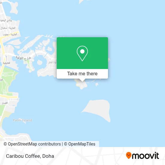 Caribou Coffee map