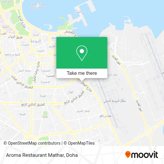Aroma Restaurant Mathar map