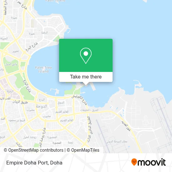 Empire Doha Port map