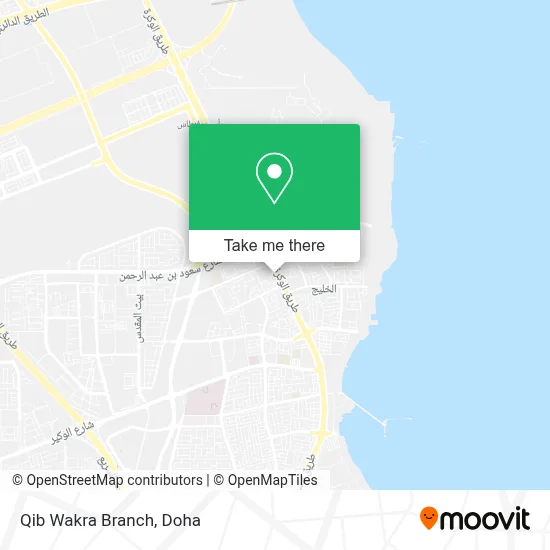 Qib Wakra Branch map