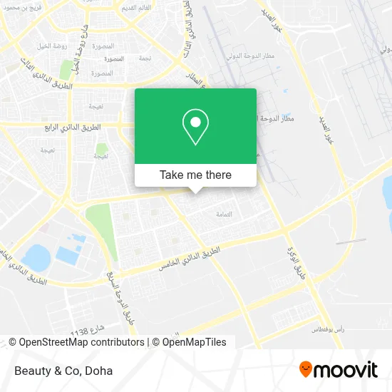 Beauty & Co map