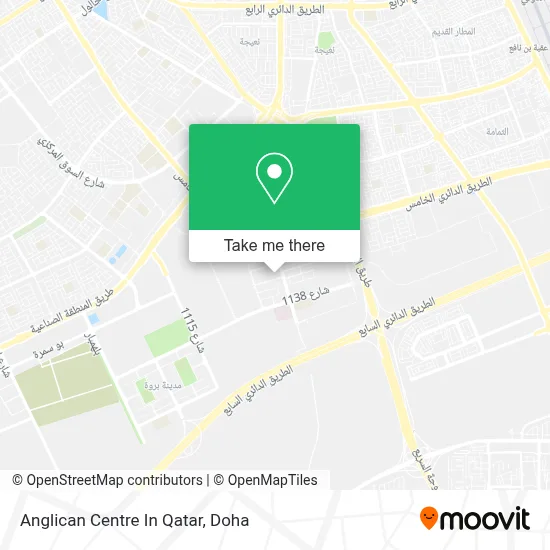 Anglican Centre In Qatar map
