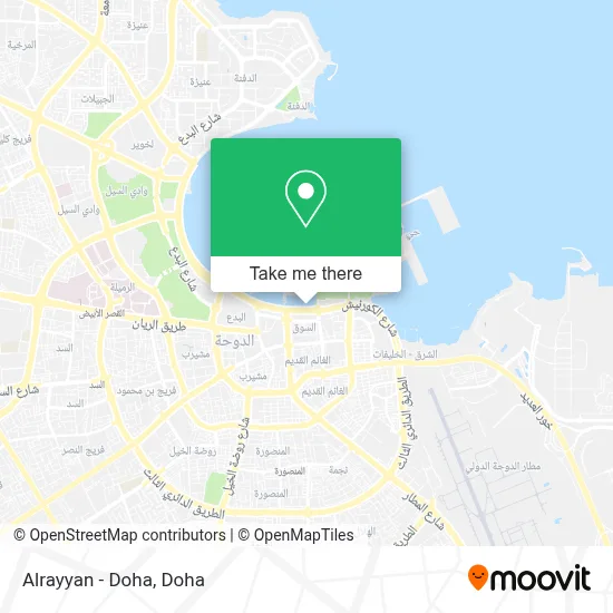 Alrayyan - Doha map