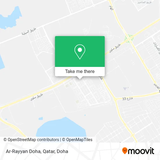 Ar-Rayyan Doha, Qatar map