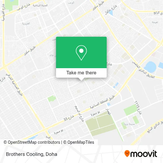 Brothers Cooling map