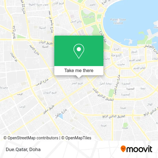 Due.Qatar map
