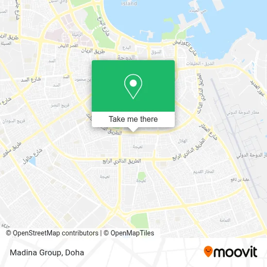 Madina Group map