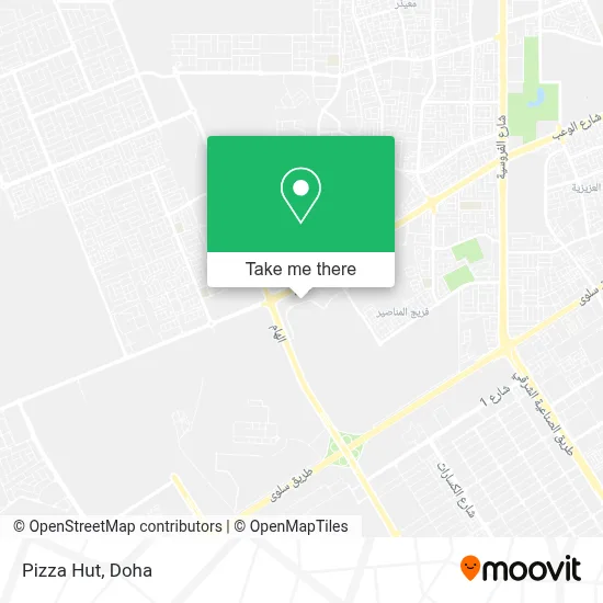 Pizza Hut map