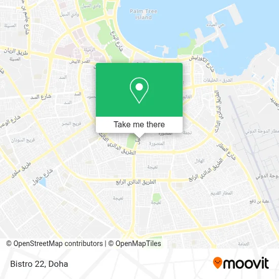 Bistro 22 map