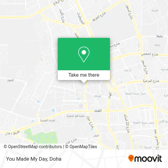 You Made My Day map