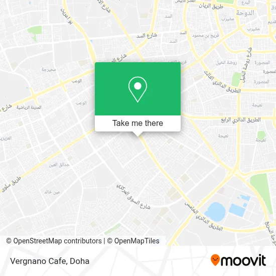 Vergnano Cafe map