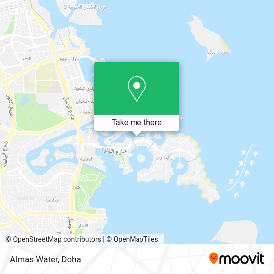 Almas Water map