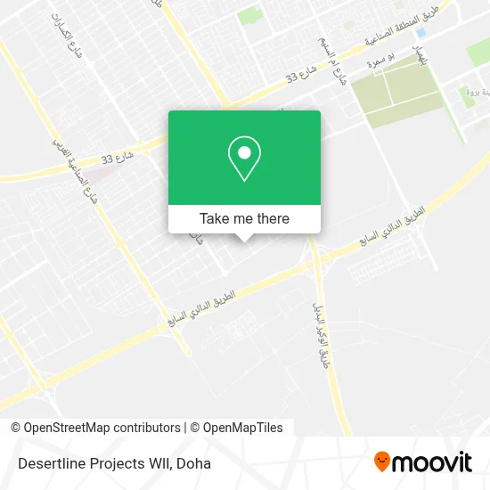 Desertline Projects Wll map