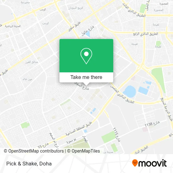 Pick & Shake map
