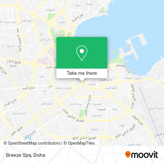 Breeze Spa map