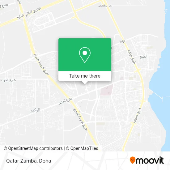 Qatar Zumba map