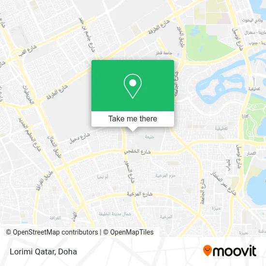 Lorimi Qatar map