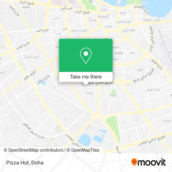 Pizza Hut map