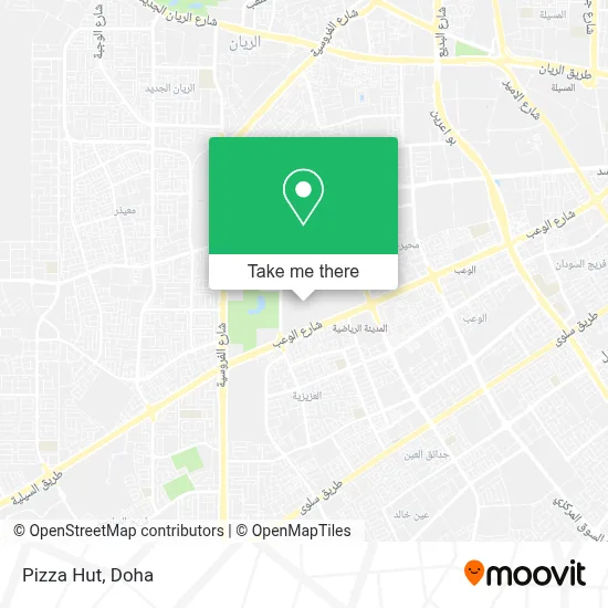 Pizza Hut map