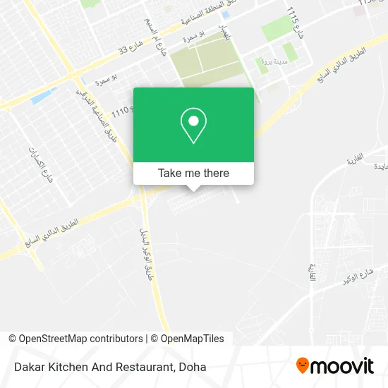 Dakar Kitchen And Restaurant map