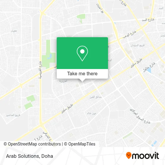 Arab Solutions map