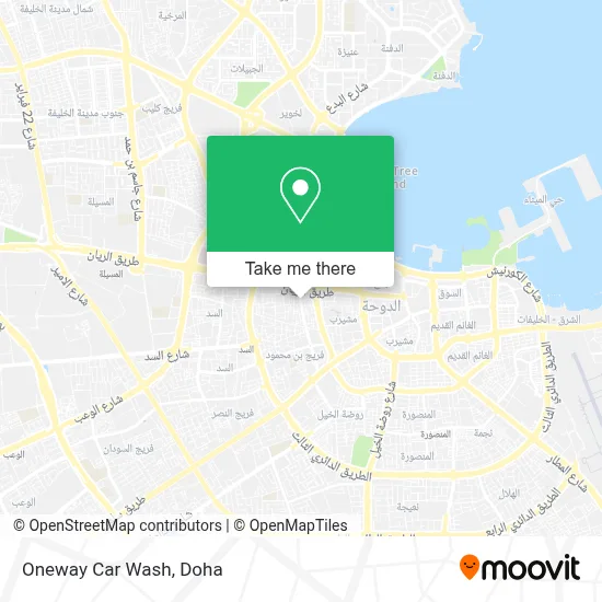 Oneway Car Wash map
