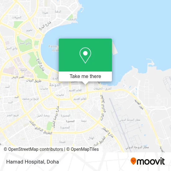 Hamad Hospital map