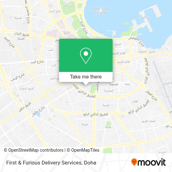 First & Furious Delivery Services map
