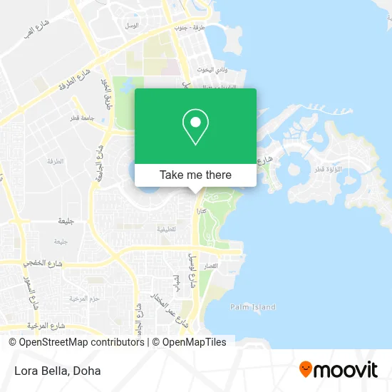 Lora Bella map