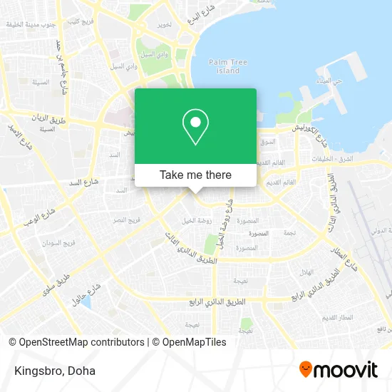 Kingsbro map