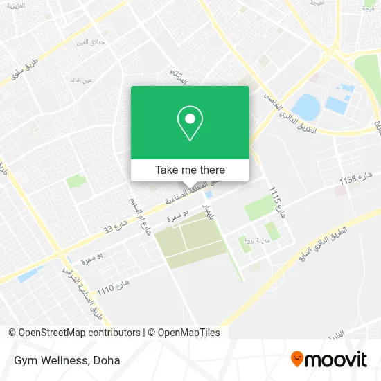 Gym Wellness map