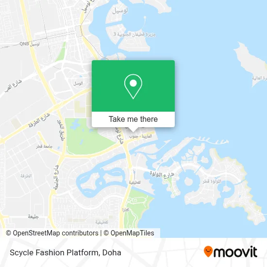 Scycle Fashion Platform map