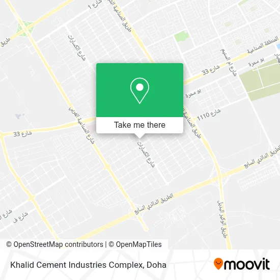 Khalid Cement Industries Complex map