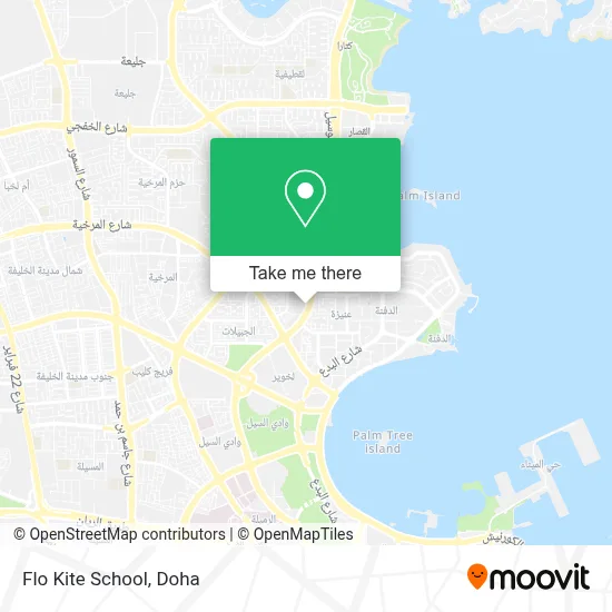 Flo Kite School map