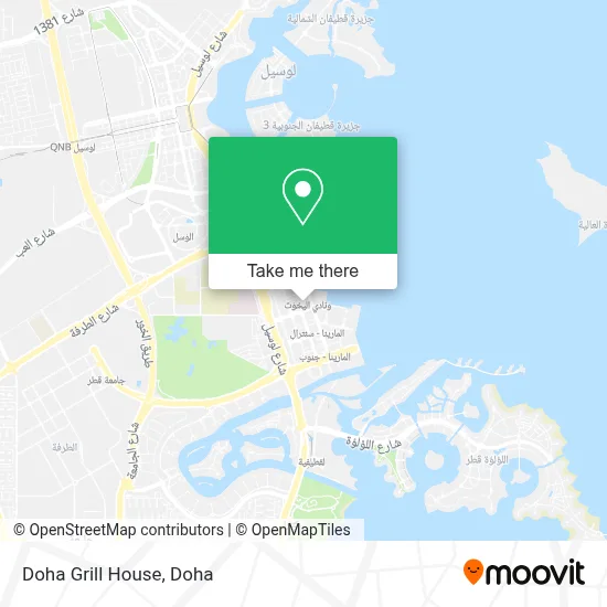 Doha Grill House map