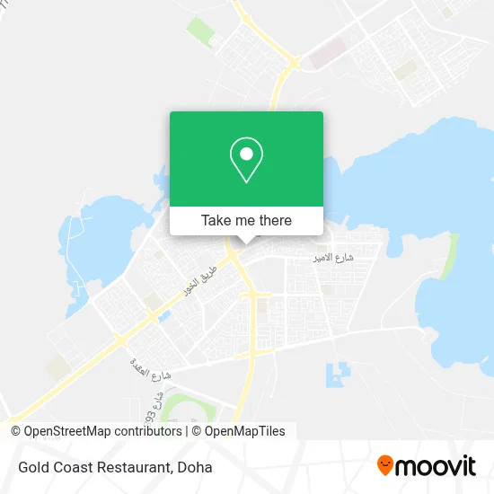Gold Coast Restaurant map