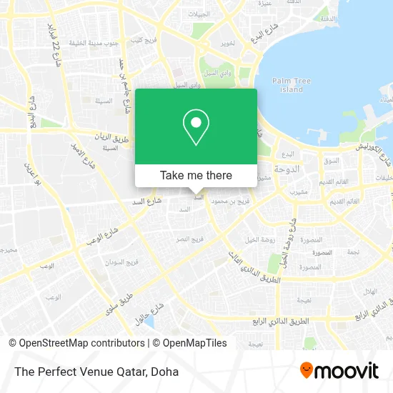 The Perfect Venue Qatar map