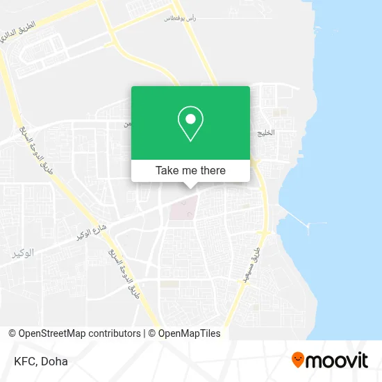 KFC map
