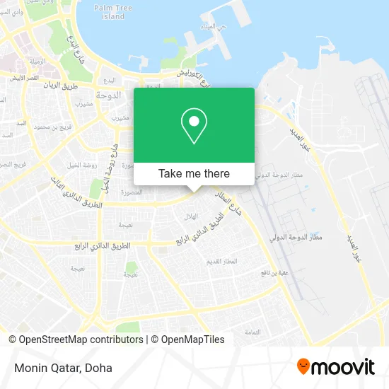 Monin Qatar map