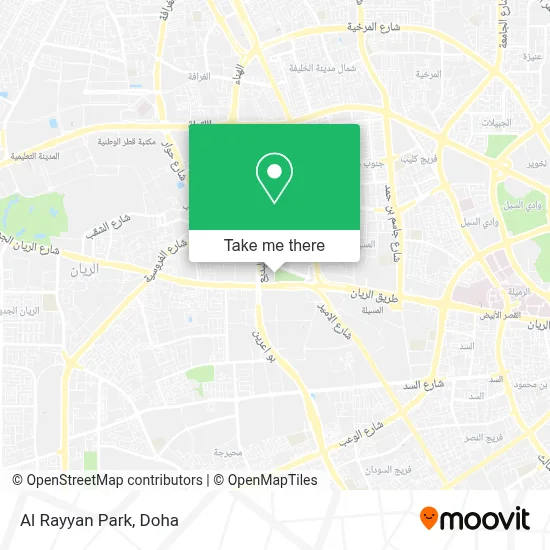 Al Rayyan Park map