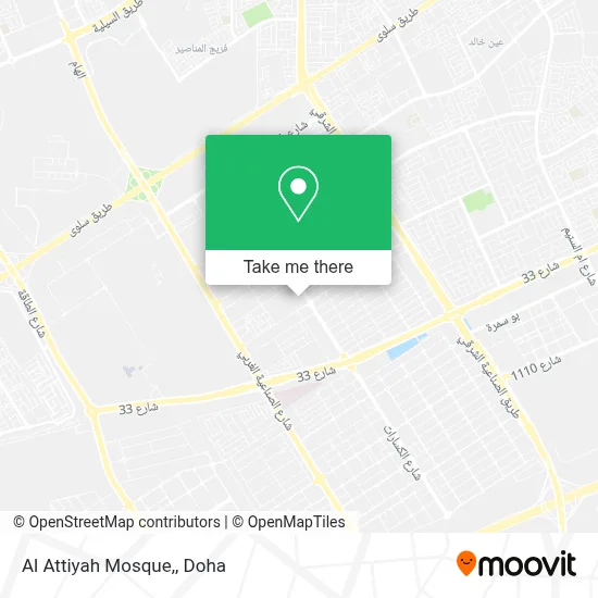 Al Attiyah Mosque, map