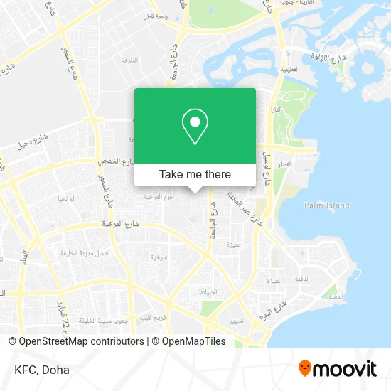 KFC map